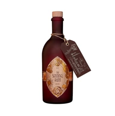 The Sentinel Rum | Caraibico | PX Sherry | Rovere francese e americano | 12 anni Carattere vintage | Caramello al burro, cioccolato fondente, frutta secca, pesca matura | 41% vol. | 700 ml
