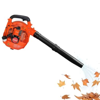 CLICLED Soffiatore A Scoppio Motore Benzina 26cc 2 Tempi Soffiatore Foglie e Detriti Per Pulizia Giardino Vialetti Attrezzo Da Giardinaggio EB260