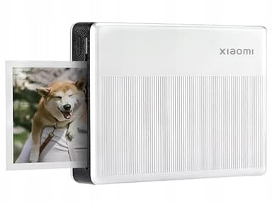 Xiaomi Stampante fotografica portatile, 1S, stampa senza inchiostro, sottile, 180 g, ultra leggera, connessione Bluetooth, più utenti contemporaneamente, pellicola sigillante, include 5 pellicole