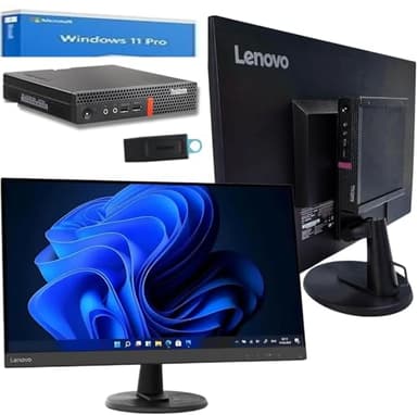 PC All-in-One Lenovo 27" | i7-8700T | 16GB RAM | SSD 1TB | WiFi/Bluetooth | Windows 11 Pro + Office 2021 | PC completo pronto all’uso