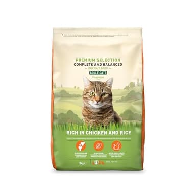 by Amazon Complete Alimento secco completo per gatti adulti ricco in pollo e riso, 1 Confezione da 3kg (Precedentemente un marchio Lifelong, stesso prodotto)