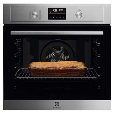 Electrolux Serie 500 EOF4P46X, Forno da Incasso Multifunzione, Capacità 72 L, Classe A+, SurroundCook, Pulizia Pirolitica, 589x594x569 mm, Acciaio Inox Antimpronta