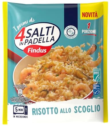 Findus 4 Salti In Padella, Risotto allo Scoglio, 1 porzione, 300g (Surgelato)